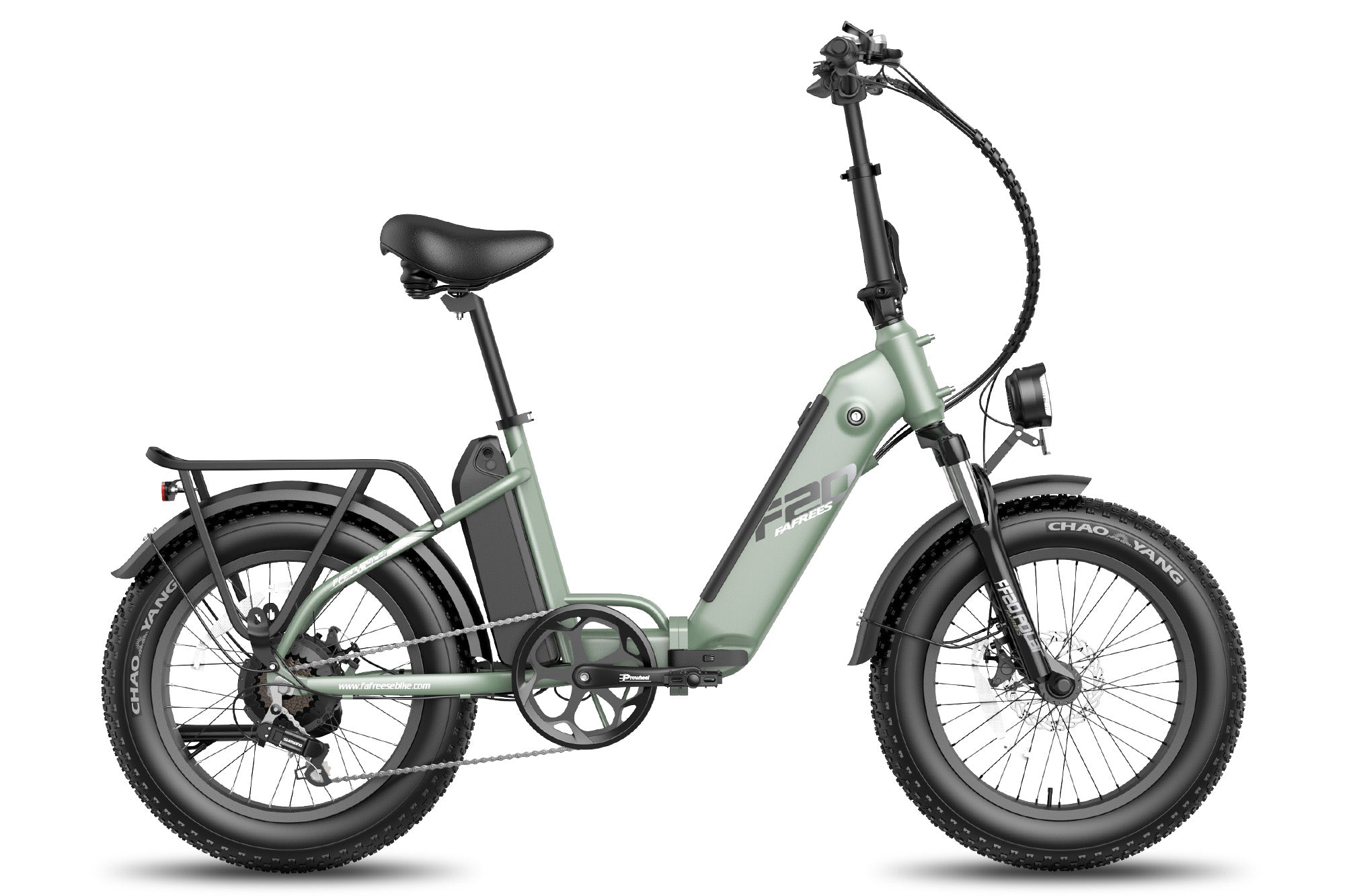 Fafrees FF20 Polar City Fat Tire Step Thru Folding E bike 20 inch Fafrees Ebike